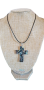 Abalone mother-of-pearl cross pendant