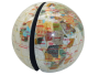 Gemstone globe bookends mother of pearl ocean 15 cm diameter