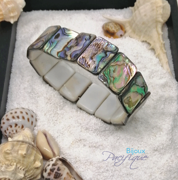 Abalone mother-of-pearl bracelets