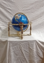 Globe terrestre de bureau 33 cm Bleu navy 4 pieds doré