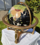 Globe terrestre de bureau 33 cm Noir 4 pieds Or