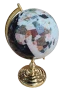 Globe terrestre de bureau 33 cm Noir & blanc